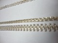 Три серебряных браслета длиной 18 см из серебра 925 пробы на заказ